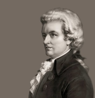 Wolfgang Amadeus Mozart, 1756 – 1791, composer of classical music, First Viennese School, digitally