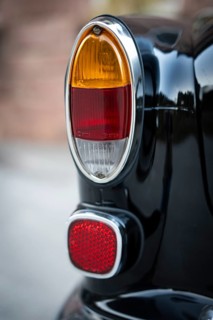 Rear light and brake light, classic car, Volvo Amazon, medium class car from the Swedish car