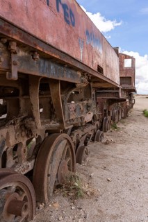 Uyuni Railway Cemetery, Uyuni, Bolivia
