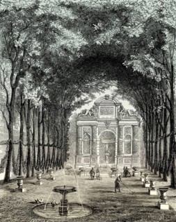 The Medici Fountain, Jardin du Luxembourg, Paris, France, 1862