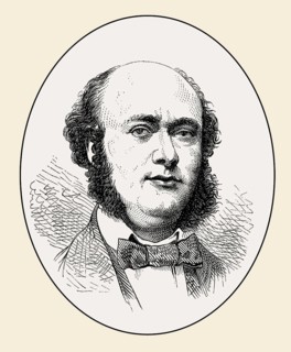 Gustave Bourdin, a 19th century journalist, Paris, France