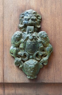 Old door knocker, Venice, Veneto, Italy