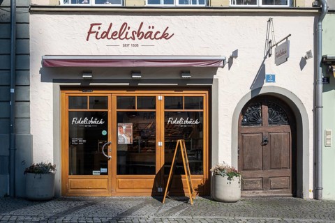 Fidelisbäck bakery branch is one of the oldest and most traditional bakeries in Germany on the