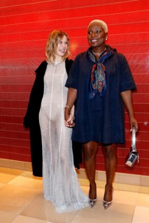 Lea Drinda and Nikeata Thompson at the Berlin premiere of Where's Wanda at the Delphi Filmpalast in