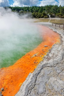 Champagne pool, Waiotapu Thermal Park, Waiotapu, Rotorua, Bay of Plenty, North Island, New Zealand