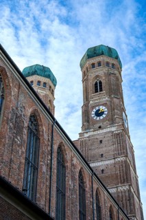 The Church of Our Lady, also known as the Cathedral of Our Lady or Munich Cathedral, is a late
