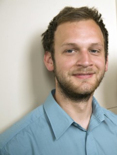 Model released portrait young man with beard, UK