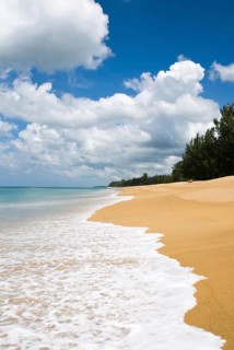 Mai Khao Beach in the north of the Thai holiday island Phuket, Thailand, Siam, Asia, Southeast