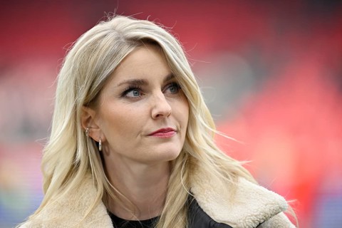SKY presenter reporter Lisa Hofmann portrait soccer Bundesliga, Voith-Arena, Heidenheim,