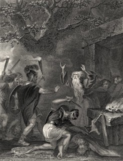 Das römische Massaker an den keltischen Druiden auf der Insel Anglesey im Jahr 61 nach Christus