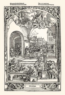 Hans Sebald Beham, Mercurius, the seven planetary gods and their children, 1531, digitally restored