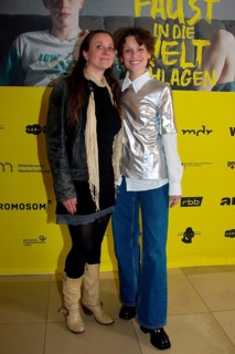 Kristin Suckow, Sophie Cocco, Punching the world with your fist, Premiere at Delphi Filmpalast,