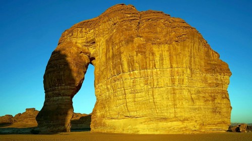 Middle East, Saudi Arabia, Elephant Rock, Rock in Al Ula, Al Ula