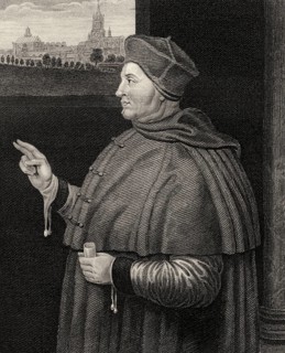 Thomas Wolsey oder Woolsey, ca. 1473-1530, englischer Politiker und Kardinal der