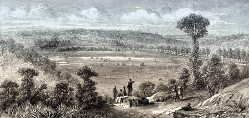 Hippodrome de la Solle, Fontainebleau, France, 1862