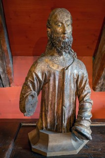 Fragment of Christ from a palm donkey, around 1450, Stadtmuseum Radolfzeii, Seetorstr.11-17,