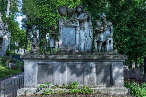 Grave at Lützenhofer Cemetery Lychakivskiy Cemetery, Lviv, Galicia, Ukraine