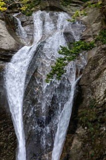 Waterfall near Sonogno, Verzasca Valley, Valle Verzasca, Canton Ticino, Switzerland