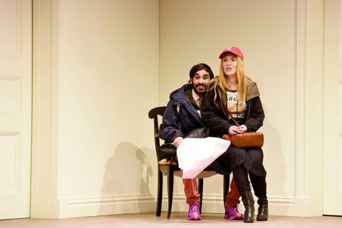Christin Nichols (Helena), Tanju Bilir (Jonas), Sophia oder das Emde der Humanisten, German