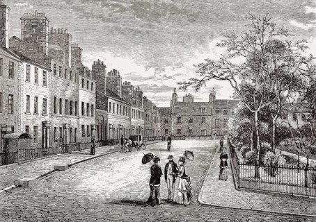 George Square, Edinburgh, Scotland, 19th century