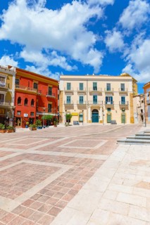 Piazza Duomo, Sciacca, Agrigento district, Sicily, Italy