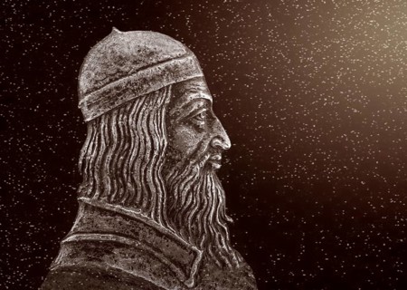 Aristotle, 384-322 BC, ancient Greek philosopher and scientist, digitally altered