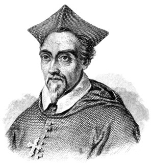 Portrait of Melchior Klesl, or Khlesl, Cleselius, 1553 - 1630, an Austrian statesman and cardinal