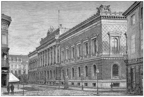 Reichsbank building, Berlin, Germany, 1896, Reichsbank in Berlin um 1896