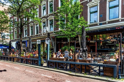 Witte de Withstraat, nightlife and cultural scene, Rotterdam, the Netherlands