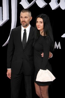 Robert Eggers and woman Alexandra Shaker at the premiere of Nosferatu at the Zoo Palast in Berlin