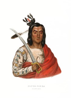 American Indian, Native American, Mon-Ka-Ush-Ka. Great Walker, Chief of the Sioux tribe, United