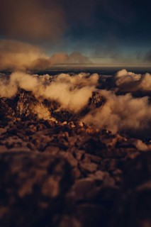 Sunrise hike on the Hochplatte in the Ammergau Alps, Ammergebirge in the Allgäu, Bavaria, Germany