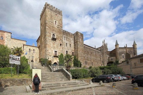 UNESCO monastery complex Real Monasterio de Nuestra Senora, Guadalupe, Extremadura, Spain
