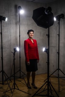 Sahra Wagenknecht is a member of the German Bundestag and founder of the BSW party, pictured here