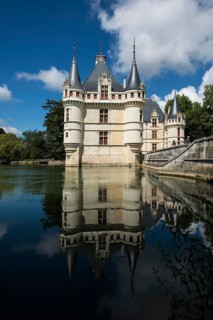 Chateau Azay-le-Rideau, Department Indre-et-Loire, Centre-Val de Loire region, France