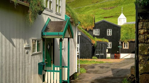 Denmark - Faroe Islands - Boeur village