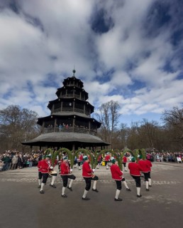 Schaeffler dance in 2026 in the English Garden, behind the Chinese Tower. The event takes place