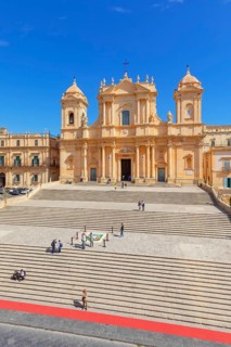 San Nicolò Cathedral, Noto, Noto Valley, Sicily, Italy