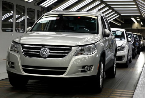 Wolfsburg, DEU, 250211 - VW Golf production at the Wolfsburg plant, Wolfsburg, Germany