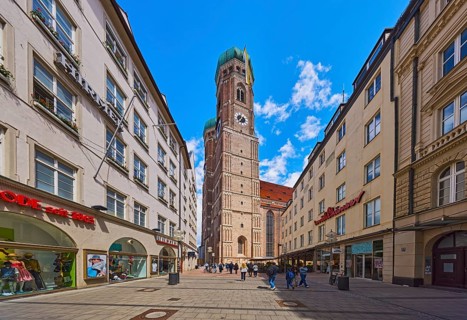 Cathedral of Our Lady, Munich Cathedral, Church of Our Lady church, double tower, cathedral, late