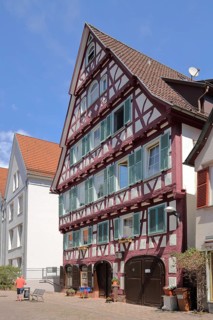 Fachwerkhau am Marktplatz, Calw, Nagoldtal, Northern Black Forest, Black Forest, Baden-Württemberg,
