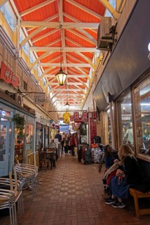 Interior view, Covered Market, Oxford, England, Great Britain