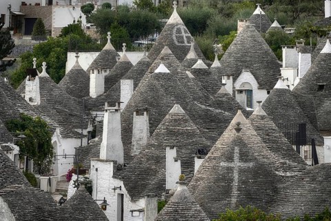 Europe, Italy, Alberobello, Trullidorf, Itria Valley, Puglia, Puglia, Italy