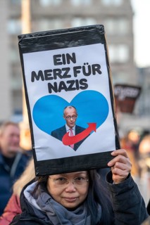 Demonstration of more than 14000 people against the AfD and the Merz-CDU and their asylum policy,