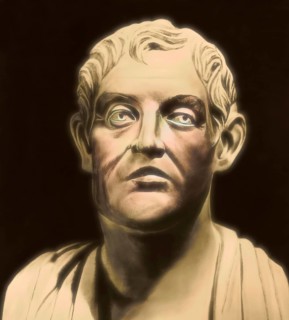 Aristotle, 384-322 BC, ancient Greek philosopher and scientist, digitally altered