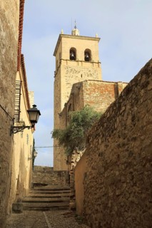 Iglesia de Santa Maria la Major church, in historic medieval town of Trujillo, Caceres province,