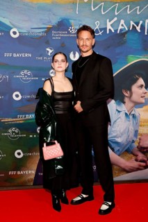 Vanessa Loibl and Vladimir Burlakov at the Berlin premiere of MÜNTER & KANDINSKY at the Zoo Palast
