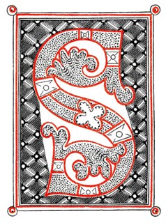 Decorated letters, Initials from the 11th century