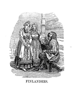 Fashion in Europe around 1850, Traditional traditional costume, People from Finland, Wood