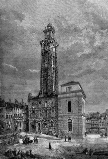 The belfry of Valenciennes, a town in the Nord department in northern France. Site of a siege on 13